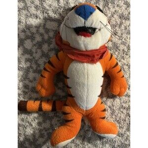 Vintage Tony the Tiger Frosted Flakes Cereal Plush Stuffed Animal Toy 1991